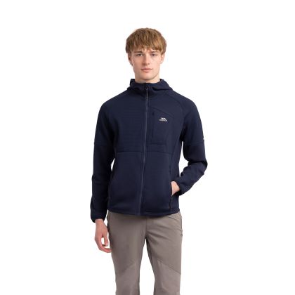 Trespass Men's Active Top Bani in NAVY, Front view on mannequin