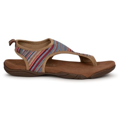 Trespass Female Sandal Beachie In Sandstone , Front view of footwear