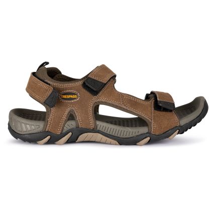 Trespass Men's Walking Sandals in Brown Belay, Outside view of footwear