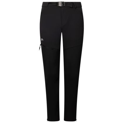 Trespass Womens Adventure Trousers Bernia in Black, Front view on mannequin