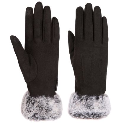 Trespass Womens Gloves in Black Betsy