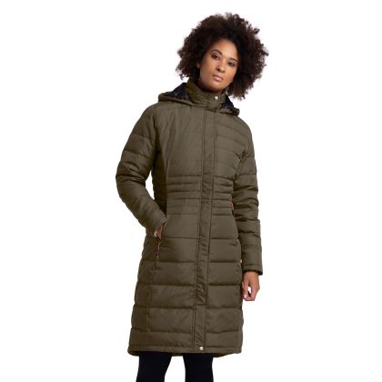Womens Down Jacket Bitsy in Dark Vine
