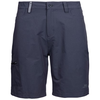 Trespass Womens Walking Shorts Tp75 Bodle in Dark Grey, Front view on mannequin