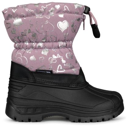Trespass Kids Snow Boots Bora in Mauve