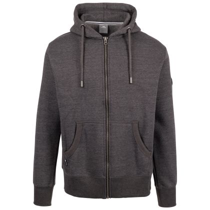Mens Full Zip Hoodie Bran, Front view on mannequin