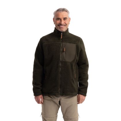 Trespass Mens Sherpa Fleece Jacket Buck B