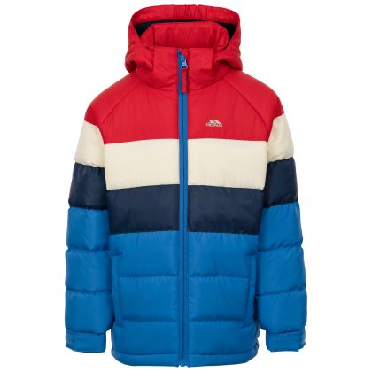 Kids Casual Jacket Calmere in BLUE, Front view on mannequin