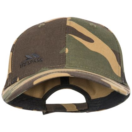 Carrigan Adults' Baseball Cap in Jungle Camo, Front view of hat