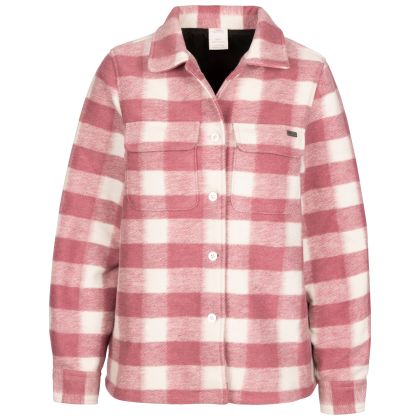 Trespass Womens Casual Check Jacket Carys, Front view on mannequin