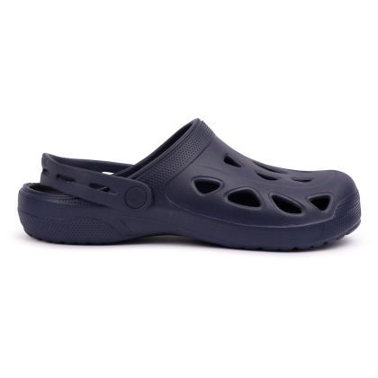 Unisex Walking Sandals Charter in NAVY, Angled view of footwear