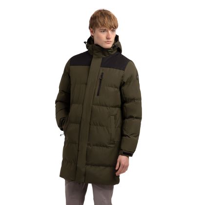 Trespass Mens Casual Jacket Clipster in Dark Vine