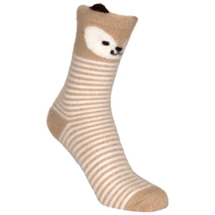 Kids  Casual Socks Cosy Animal in Beige