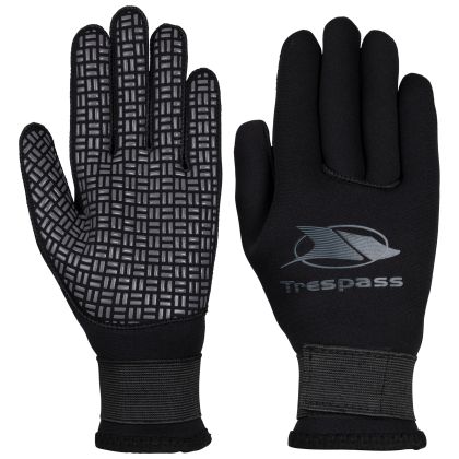 Trespass Unisex Wetsuit Gloves Cray in BLACK