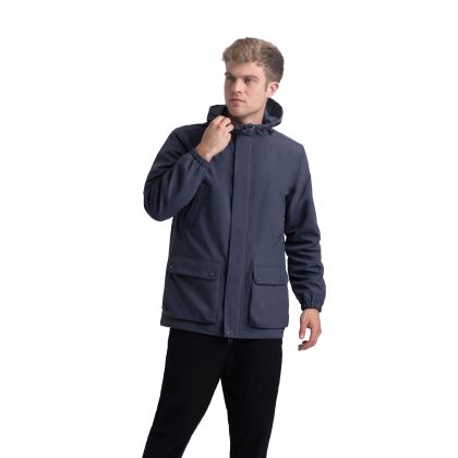Mens Casual Jacket Cutsdean In Flint, Front view on mannequin