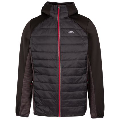 Men's Active Jacket TP50 Darwood in BLACK, Front view on mannequin