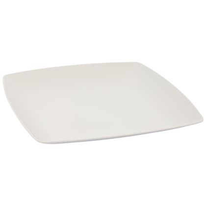Trespass Melamine Dinner Plate Delph in PALE GREY, Front view