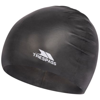 Trespass Adults Unisex Swimming Cap Denon in Black