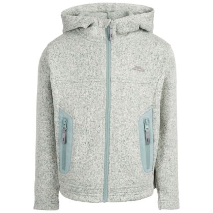 Trespass Kids Unisex Fleece AT200 Donny in Teal mist, Front view on mannequin