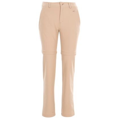 Eadie Women's Water Resistant Walking Trousers in Beige, Front view on mannequin