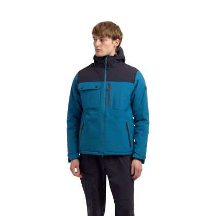 Mens Padded Waterproof Jacket  Eastwell in Bondi Blue