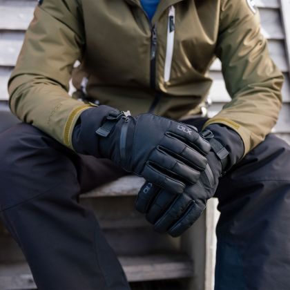 DLX Unisex Technical Gloves Edonia in Black