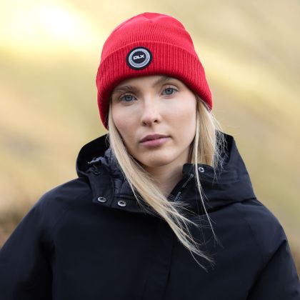 Trespass Unisex DLX Beanie Hat Enola, Hat at angled view