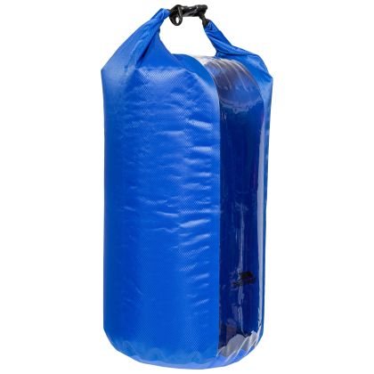 Exhalted 20 Litre Rolltop Waterproof Dry Bag in Blue, Back view