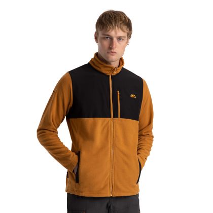 Mens Fleece At100 Falkenham In Ginger, Front view on mannequin