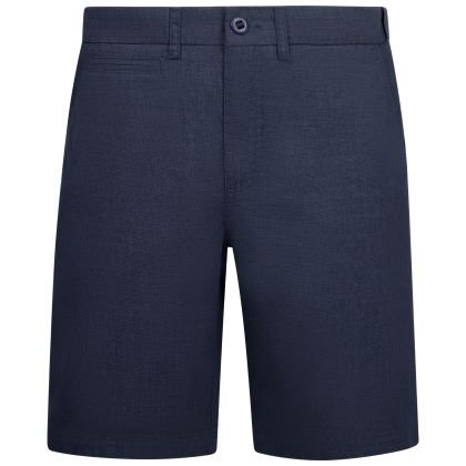 Mens Casual Shorts Farna In Navy, Front view on mannequin