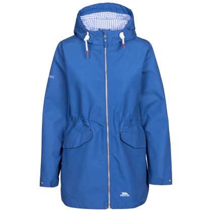 Womens Waterproof Jacket Tp50 Finch in INDIGO TONE, Front view on mannequin
