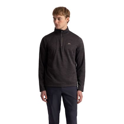 Mens Anti-Pilling Fleece   Frimley In Black Marl