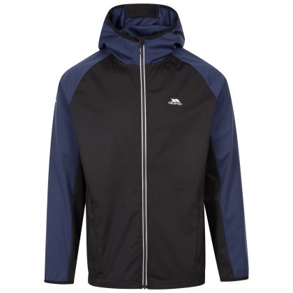 Trespass Men's Active Jacket TP75 Furst in BLACK, Front view on mannequin