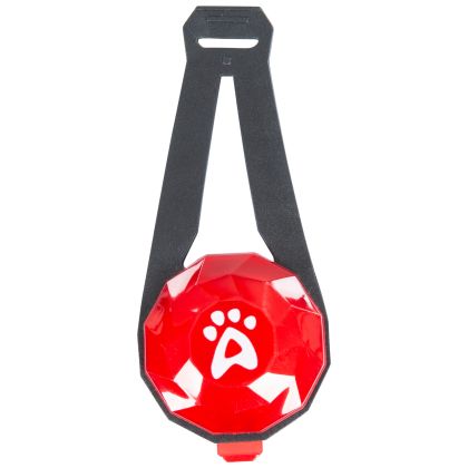 Trespaws LED Dog Charm Glitterdog in Red
