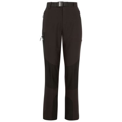 Trespass Women's Walking Trousers TP75 Go Beyond in BLACK, Front view on mannequin