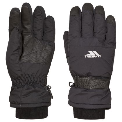 Trespass Youth Ski Gloves Gohan II in Black