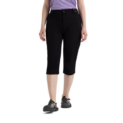 Womens Quick Dry Trousers Grateful In Black, Front view on mannequin