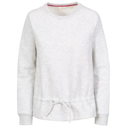Trespass Women's Casual Shirt Gretta in Pale grey marl, Front view on mannequin