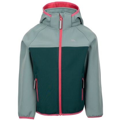 Trespass Kids Softshell Jacket Hanbury in Pine