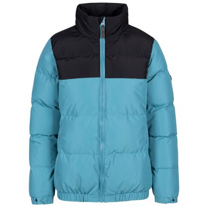 Trespass Women's Casual Padded Jacket Harding in Storm blue, Front view on mannequin