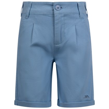 Girls Shorts Hunniee In Cornflower, Front view on mannequin