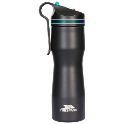 Trespass Stainless Steel Thermal Flask 400ml in Black