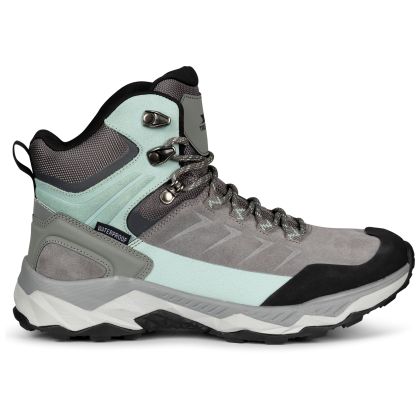 Womens Hiking Boots Ismay In Grey, Front view of footwear