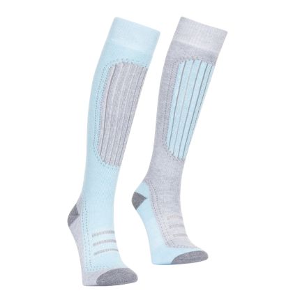 Trespass Womens Ski Tube Socks in Turquoise Janus II
