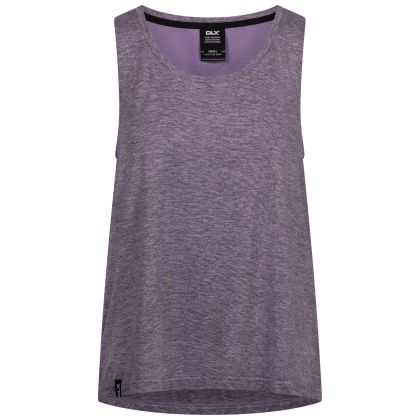 Womens Antibacterial Vest Top Joanne in Gelsomino Marl, Front view on mannequin