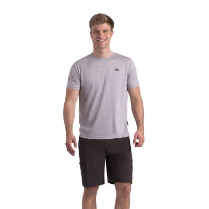 Mens Active Top Kearsley In Platinum Marl