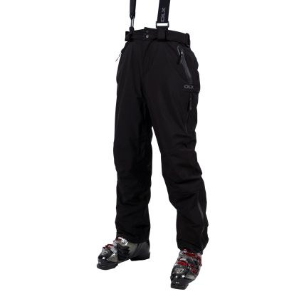 Men's DLX Ski Trousers Kristoff II in BLACK, Front view on model