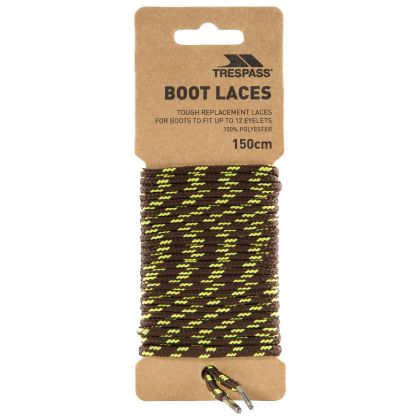 Trespass Walking Boot Laces 150cm Tough in Brown