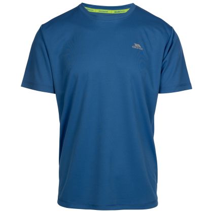 Trespass Mens Sports Top Landford in Mid Blue