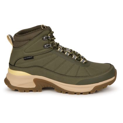 DLX Womens Walking Boots Layla in Sage, Front view of footwear