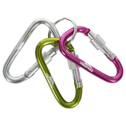 Trespass Carabiner Keyring Novelty in Assorted
